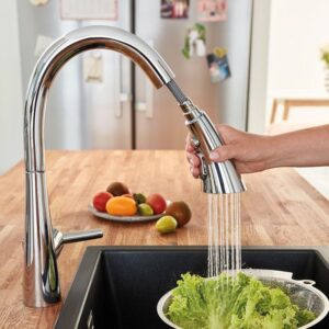 Kitchen Faucet With Down Sprayer